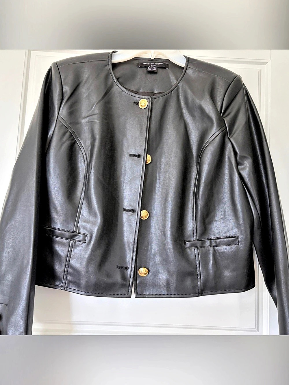French Connection Faux Leather Jacket